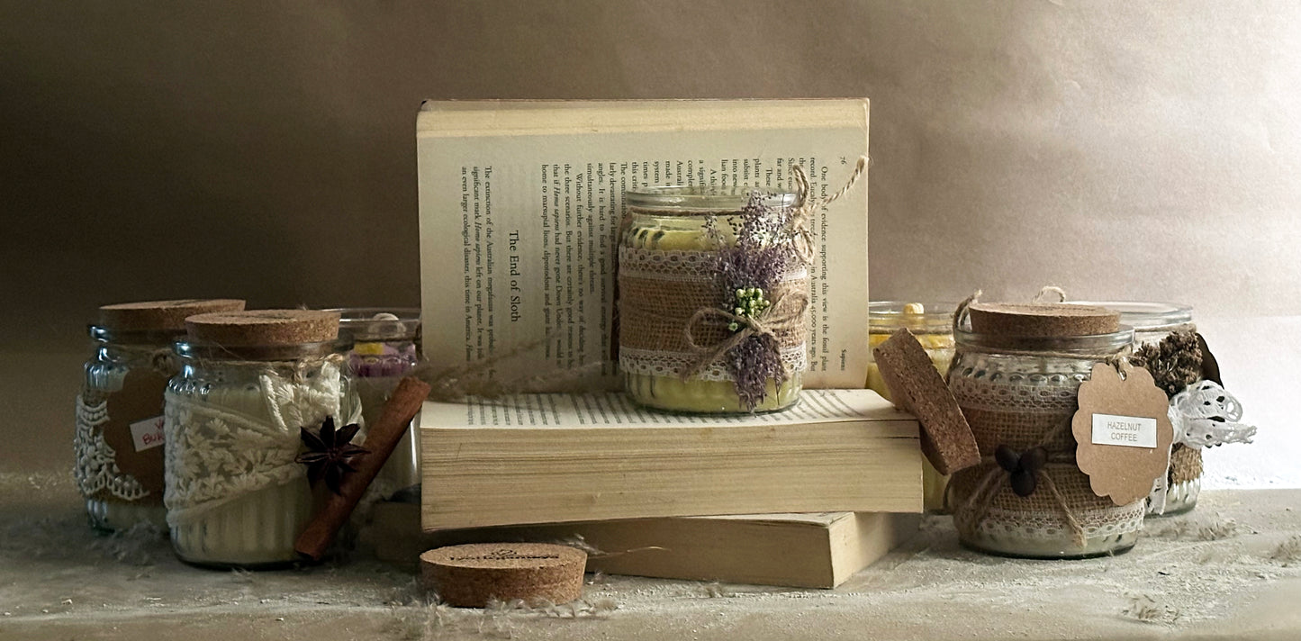 Hazelnut Coffee Scented Candle