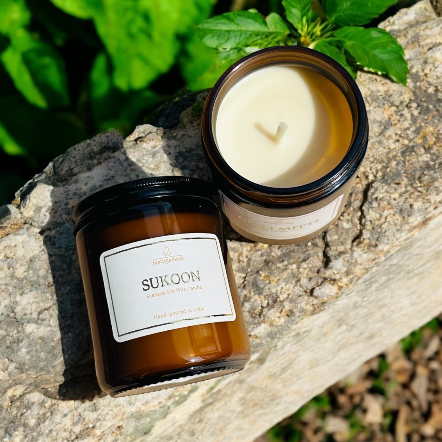 Sukoon - Oud & Rose Scented Candle