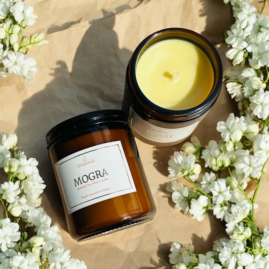 Mogra Scented Candle